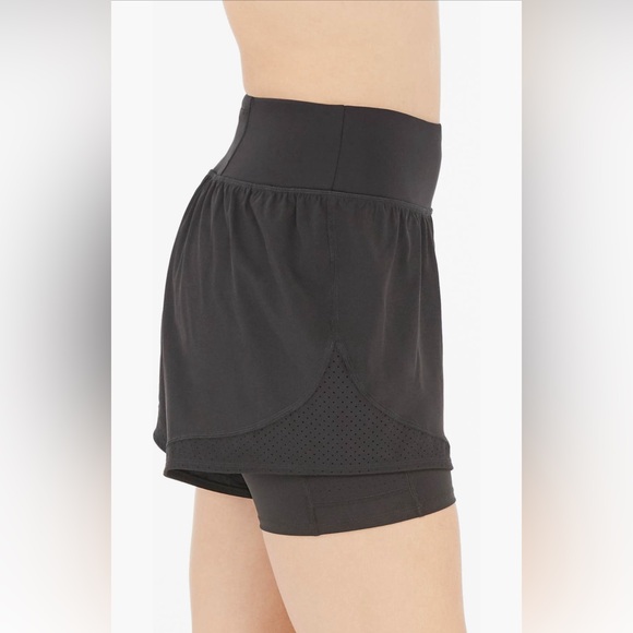 NWOT Spanx Get Moving Double Layer Shorts SizeS/P $118 - Picture 3 of 8